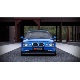 Накладка сплиттер на передний бампер на BMW 3 E46 Compact